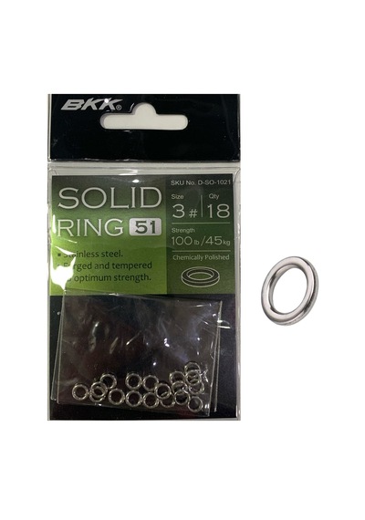 Bkk Solid Ring-51 No:3 Halka 18 Adet