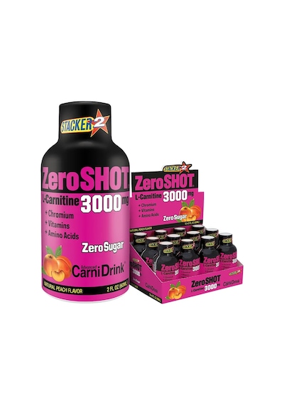 ZeroSHOT 3000 MG 60 ML x 12 Adet Şeftali