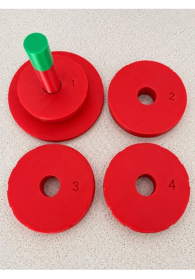 Meydora 3d Baskı Çilek Dizme Oyuncağı Montessori Eğitici Renk Ve Sıralama Oyunu