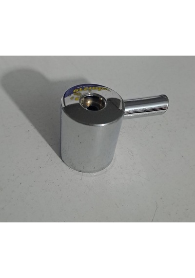 Ekonomik Seri - Kare Yuvalı - Çubuk Kol Taharat Volan - Plastik Krom Kaplama Çap : 23 Mm