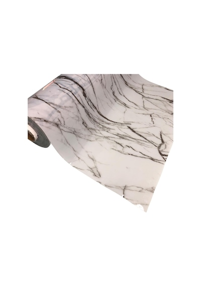 Mermer Desenli - Kalın Pvc 1,2 Mm M-07 Masa Örtüsü