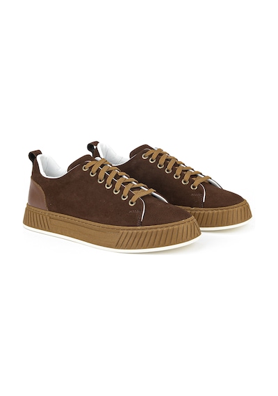 Ziya Erkek Hakiki Deri Günlük Sneaker 161983z8702 Kahve 161983z8702 300 40