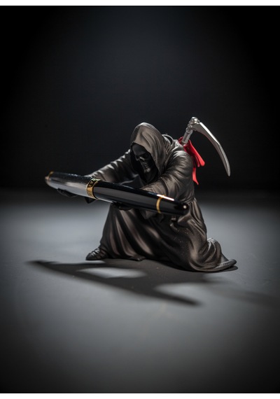 Grim Reaper - Azrail Kalem Tutucu Gümüş - Siyah