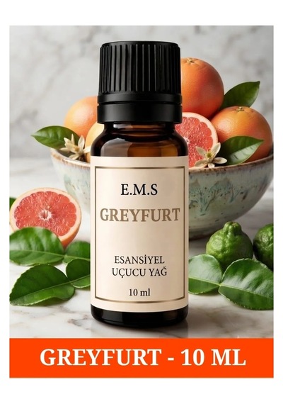 Greyfurt Esansiyel Uçucu Yağ Buhurdanlık Yağı Difüzör Esansı Oda Kokusu Esansı Mum Esansı 10 Ml.