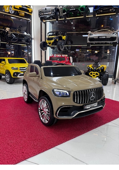 Poyraz Akülü Suv Akülü Araba 0-7yaş Özel Plaka Bej