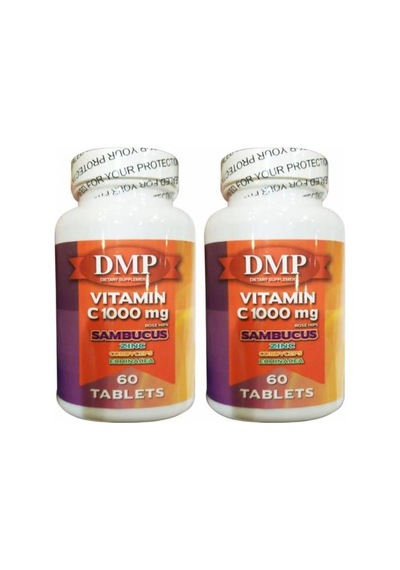 Dmp Vitamin C 1000 Mg Çinko Kara Mürver 2 Kutu 120 Tablet
