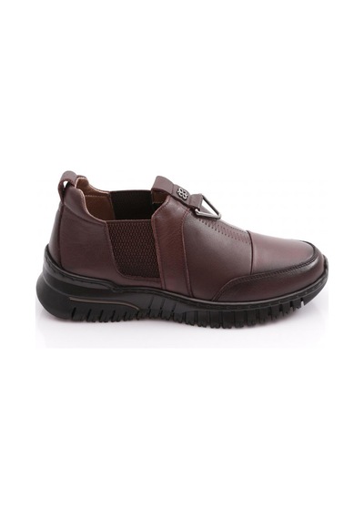 Dgn 1453-1 Kadın Comfort Ayakkabı Kahve