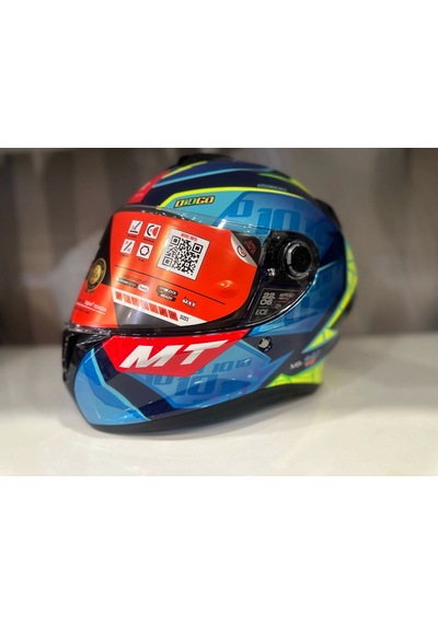 Mt Helmets Targo S Diogo Moreira C7 Kapalı Kask L-