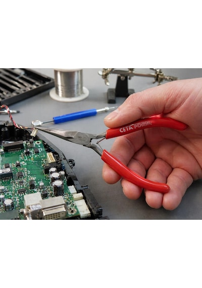 Ceta 130 Mm Elektronikçi Kargaburnu Dişli Tutma Yüzeyi H53s-130