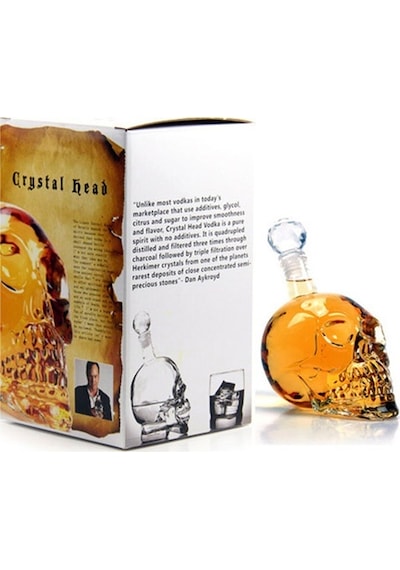 Crystal Head Kuru Kafa Cam Şişe 350 Ml