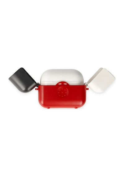 Newface - 958 - Airpods 3 3.nesil Basmalı Kılıf - Edntrend - - Kırmızı-siyah-beyaz