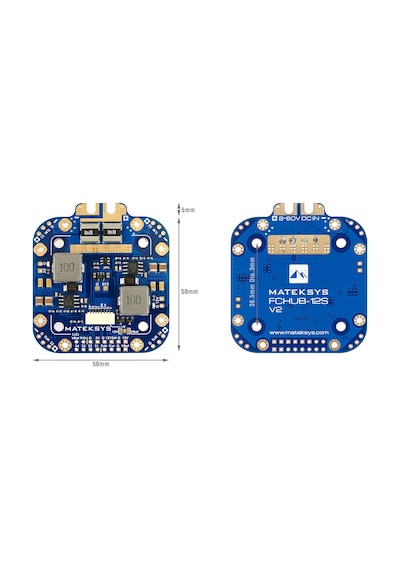 MATEK FCHUB-12S V2 w/ Curr440A, 5V & 12V