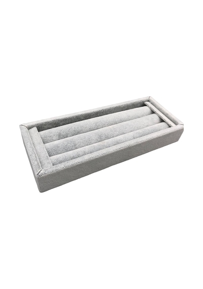 Yerli Üretim Ufak Boy Süet Kumaş Gri Renk 18 / 7 Cm Rulo Çekmece Gri