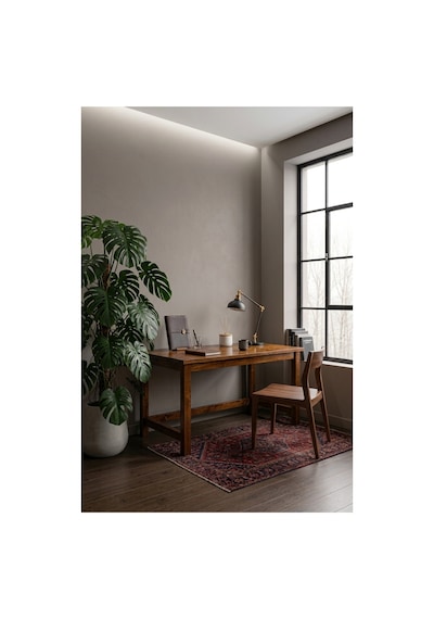 Max Brod Ağaç Masa 120x60 Emprenye Uygulanmış - Koruyuculu Kahverengi