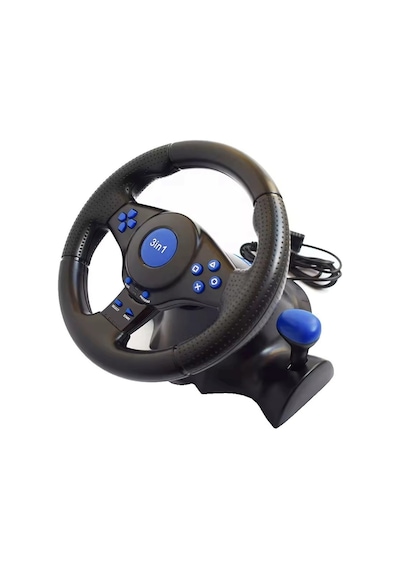 Hadron Vw9803 Oyun Direksiyon Seti Ps3 & Ps2 & Pc Uyumlu