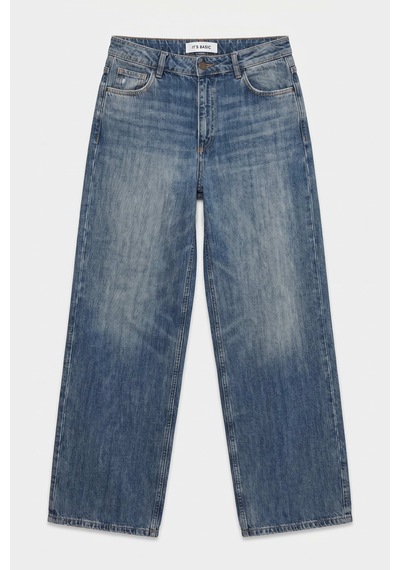 Kadın T.kot Rengi 4w6-31 Low Rise Straight Fit Denim Jean