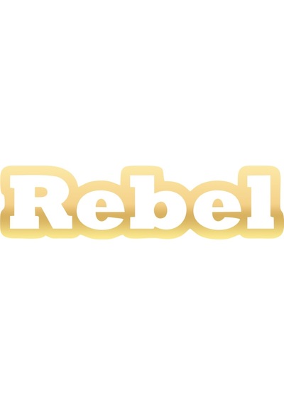 Rebel Araba Sticker 17x17 Cm Gold