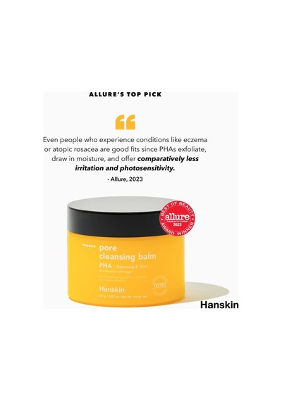 Hanskin Pore Cleansing Balm Bha - Hassas Ve Kuru Ciltler İçin Gözenek Ve Makyaj Temizleme Balmı 80 G