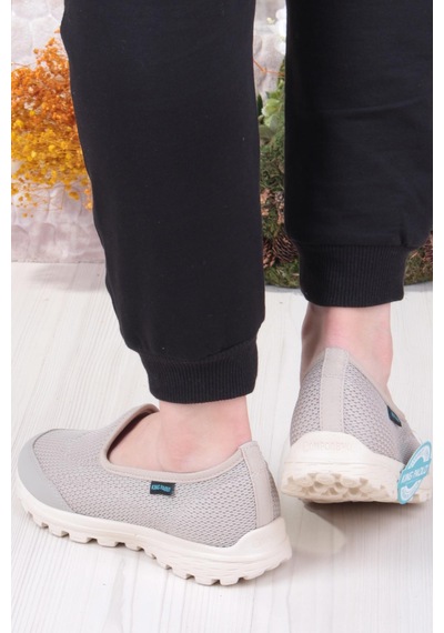 Fort King Mila Rahat Hafif Anatomic Insole Taban Kadın Ayakkabı Bej