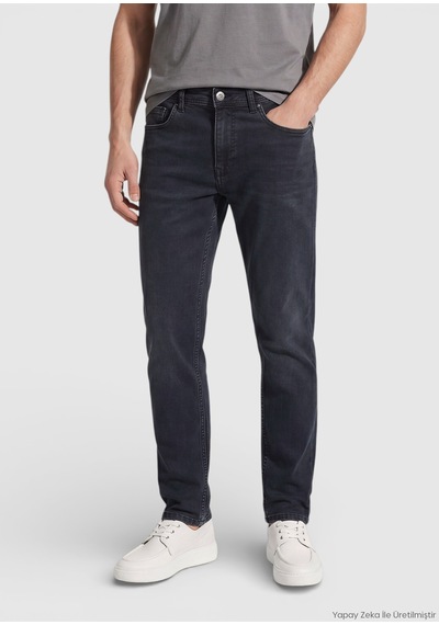 Ramsey Antrasit Slim Fit Denim Pamuk Karışımlı Pantolon antrasit hard Coal