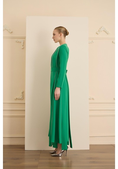 Senna Tease Dress Yeşil Yeşil