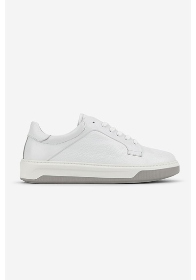 Valmenti Erkek Hakiki Deri Beyaz Sneakers & Spor Ayakkabı 1212 2504 Erk Ayk Y26 Byz Fltr/byz Met