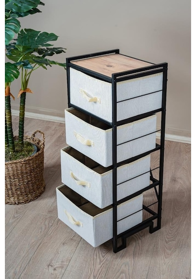 Digithome Metal 4 Çekmeceli Dolap Organizer Çok Amaçlı Düzenleyici Şifonyer Siyah Mrs-021 Kahverengi Digithome Metal 4 Çekmeceli Dolap Organizer Çok Amaçlı Düzenleyici Şifonyer Siyah Mrs-021 Kahverengi