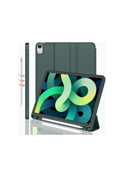 Apple Uyumlu iPad Air 5 10.9" 2022 M1 Kılıf Kalem Bölmeli Smart Case A25