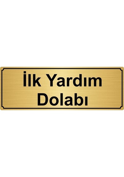 Ilk Yardım Dolabı Yönlendirme Levhası 10cmx20cm