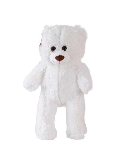 Mey İthalat 1216b Puffy Salaş Ayı 45 Cm Beyaz Çok Renkli