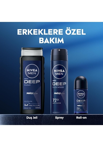 Lexroo Erkek Sprey Deodorant Deep Darkwood 150ml