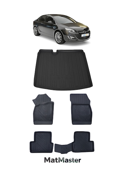 Opel Astra J 2009 Model 5d Premium Ekstra Havuzlu Paspas Ve Bagaj Havuzu Set