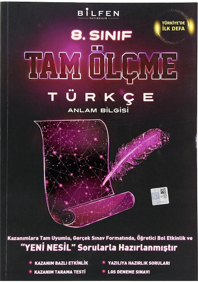 BilFen Yayınları 8. Sınıf Türkçe Tam Ölçme