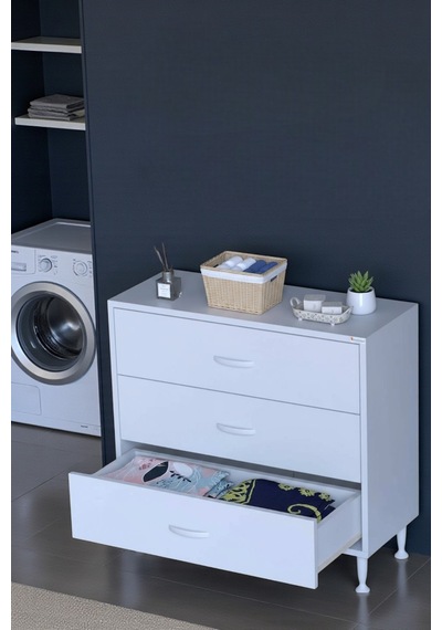 Eliusta Seçer 3 Çekmeceli 75 Cm Banyo Ve Mutfak Dolabı Beyaz 75x75x32,5 Cm Çok Amaçlı Organizer Dolap Beyaz Eliusta Seçer 3 Çekmeceli 75 Cm Banyo Ve Mutfak Dolabı Beyaz 75x75x32,5 Cm Çok Amaçlı Organizer Dolap Beyaz