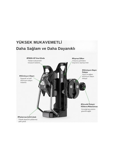 Tmc-3 Motosiklet Bisiklet Matara Ve Suluk Tutucu Diğer