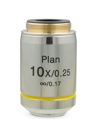Mikroskop Objektifi 10x Infinity Plan Sonsuz Plan 10x/0.25 /0.17 Özel Kabında