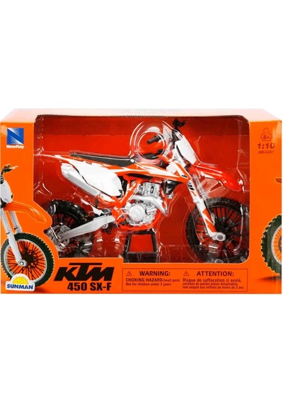 Nessiworld 1:10 Ktm Model Motor 450 Sx-f 2014 Çok Renkli