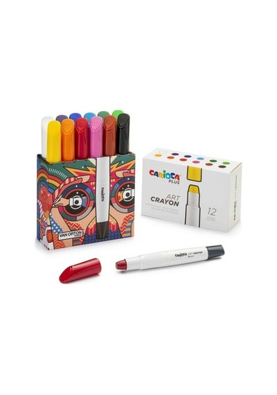 12'li Art Crayon Boya Seti, Yüksek Kalite Ve Canlı 103 Ivory