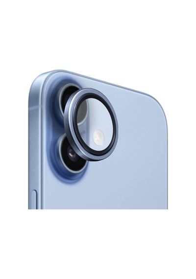 Buff İphone 17 Titan Metal Kamera Lens Koruyucu Blue Mavi