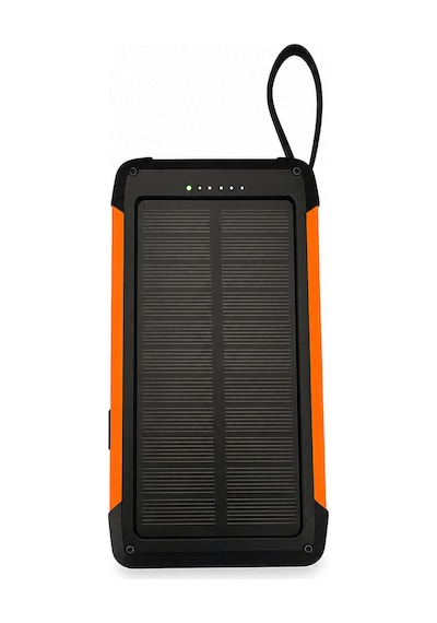 3'ü 1 Arada Solar Powerbank Turuncu