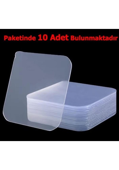 Çift Taraflı Pvc Kuvvetli Sticker 10 Lu Paket 1