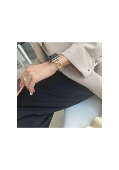Gold Krd-56 Metal Zore Kordon-gold Watch 38mm İle Uyumlu Çok Renkli