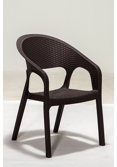Garden Rattan Kahve Masa Takımı Bahçe&balkon Kahverengi
