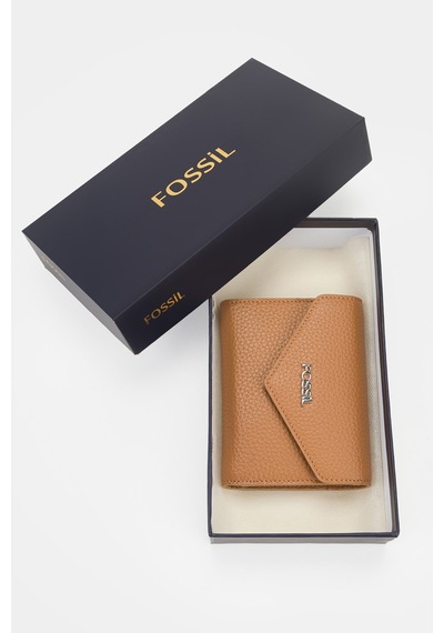 Fossil %100 Hakiki Deri El Portföyü Kartlık Camel