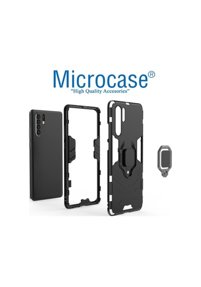 Huawei P30 Pro Batman Serisi Yüzük Standli Kilif 345145617