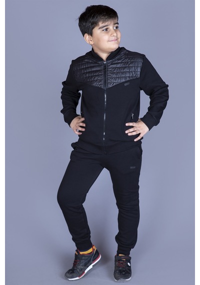 Toontoy Kids Toontoy Erkek Çocuk Garnili Takım Siyah