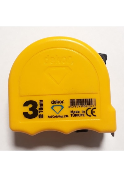 Dekor 294 Şerit Metre 3mx16 MM Dekor 294 Şerit Metre 3mx16 MM