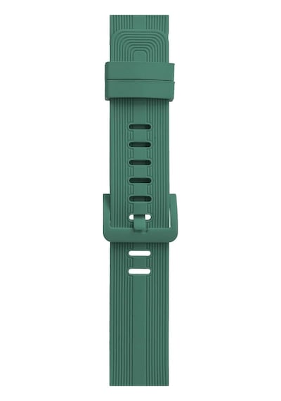 Gld-spt- Newface Apple Uyumlu Watch 38mm Kr408 Çizgili Silikon Kordon - Yeşil