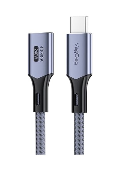 4.0 E-mark 240w 40gbps Thunderbolt 4 8k 60hz Type-c Uzatma Kablosu 1 Metre Diğer