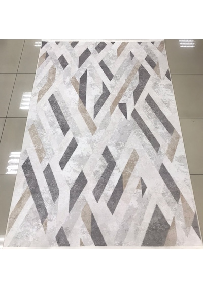 Merinos Halı Vista 76586 957 Serisi Triko Akrilik Salon Oturma Yatak Odası Halısı Krem - Gri - Bej